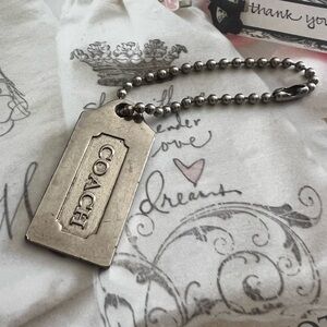 Vintage Coach Purse Tag